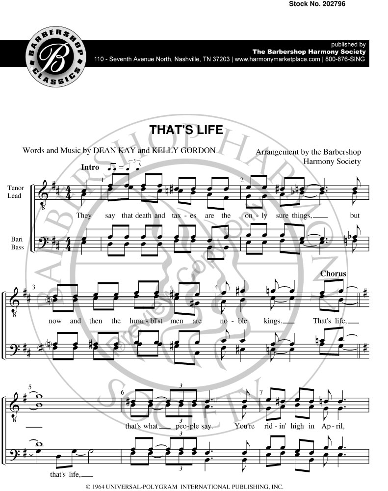 top charts barbershop harmony society free barbershop quartet sheet music