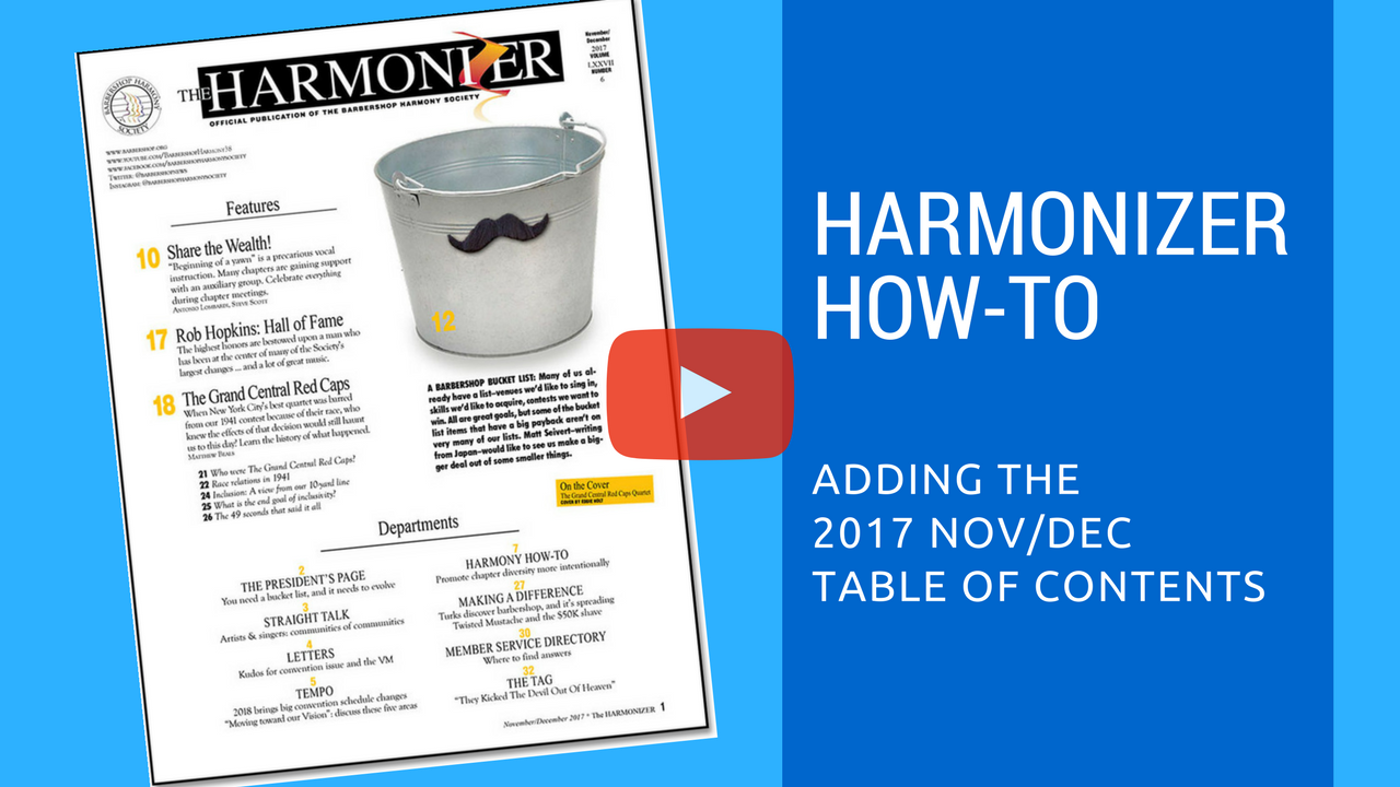 Harmonizer How-to video