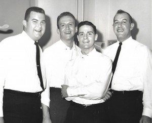 Backstage @ Broadway Theatre, NYC 1961 - Danny, Bob, Eddy, Bill